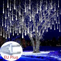50/30 centimetri Spina di UE Ha Condotto La Luce Esterna Pioggia di Meteore Luci Decorazione del Giardino Esterno Strada Ghirlanda Capodanno Decorazione Di Natale