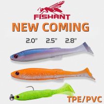 Fishant Flying Ant [Submerged Small Real Fish/Floating Fat Real Fish] 2-2.5 - 2.8-3 inch Lure T-tail