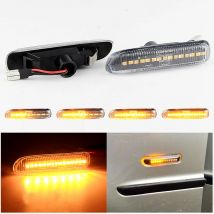 LED Turn Signal Side Marker Light For BMW 3 Series E46 Sedan Coupe Wagon Convertible 1997 1998 1999 2000 2001