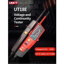 UNI-T UT18E 1000V AC DC Digital Voltmeter Continuity Tester Phase Sequence Test Voltage Indicator Frequency Meter LCD Display