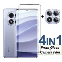 Volle Abdeckung Gehärtetes Glas Für Xiaomi Redmi Hinweis 14 Pro Glas Screen Protector Schutz Kamera Objektiv Film Auf Redmi Hinweis 14 pro