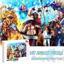 200/300/500/1000 Teile Puzzles One Piece Puzzle Luffy Zoro Anime Bild Erwachsene Dekompression Kinder Lernspielzeug