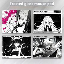 Skypad SORA YUME Glas-Gaming-Mauspad, Upgrade 3.0-Beschichtungsversion, Esports FPS APEX, individuelles 500 x 400 mm XXL-Gaming-Mauspad