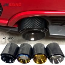 Mini puntas de escape de fibra de carbono sin logotipo, puntas de silenciador aptas para R55 R56 R57 R58 R59 R60 R61 F54 F55 F56 F57 F60 mini Cooper