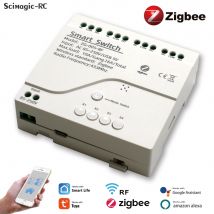 Nuovo interruttore Wireless ZigBee modulo di automazione 1/2/4CH fai da te 7-32V 85-220V SmartLife Tuya App telecomando ricevitore relè intelligente
