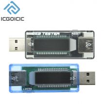 Tester di capacità di tensione di corrente USB Volt Rilevamento di tensione di corrente Tester di capacità del caricatore Misuratore Rilevatore di potenza mobile Batt KRS-V21