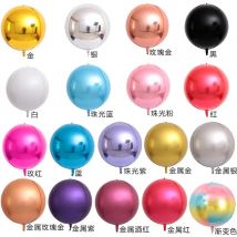 1pc 22/32 zoll Rose Gold Rosa Silber 4D Runde Folie Luftballons Hochzeit Geburtstag Party Dekoration