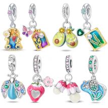 Neu in versilberten Klettern Frosch Perlen passen Panora Armband & Armreif DIY für Frauen Geburtstag edlen Schmuck Geschenk