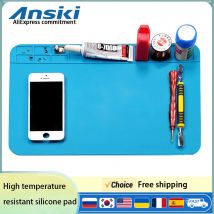 Tappetino di riparazione Scheda madre impermeabile in silicone Scheda di riparazione per apparecchiature elettroniche Posizionamento multi-componente Tappetino da lavoro per rimozione stagno termico
