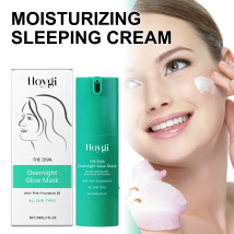 Feuchtigkeitsspendende Schlafmaske für das Gesicht, feuchtigkeitsspendende Nachtcreme für trockene, empfindliche Haut, aufhellendes Gesichtspflegegel mit Vitamin 30 ml