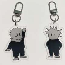Cute Fun Anime JJK Keychain Phone Charm Couple Gift Student Bag Pendant