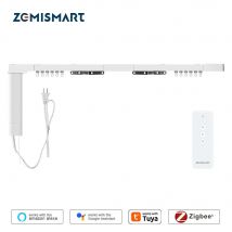 Zemismart Zigbee 3.0 Smart Curtain Track Funziona con Tuya Zigbee Hub SmartThings Alexa Google Home Assistant Tende elettriche