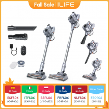 Akumulatorowy Robot odkurzacz ręczny ILIFE H80, przyssawka 1.2L, 40 minut czasu, podświetlanie LED, wymienna bateria