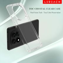 Lereach TOC kristallklare Handyhülle für Xiaomi Redmi 14C 4G/Redmi Note 14 Pro 4G/5G Redmi Note 14 Pro+ 5G 1,5 mm bloßes Handgefühl