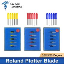 DRAGON DIAMOND 5 Stück 30/45/60 Grad Roland Vinyl Cutter Plotter Klinge für Roland Schneideplotter