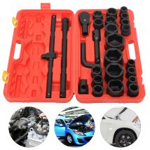 Set di chiavi a bussola prese 26 pezzi 3/4 "e 1" 21-65mm prese scatola dado automatico