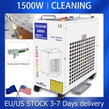 Macchina per la pulizia laser a fibra da 1500 W Pulitore laser da 1500 W Rimozione della ruggine Pulizia della vernice ad olio per il pendolo del segnale di pulizia dei metalli