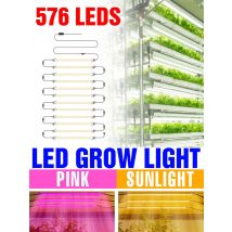 LED Grow Light Strip Full Spectrum Phyto Lamp Indoor Flower Seedlings Succulents Pot Plants Cultivation Fill Lighting AC180-240V
