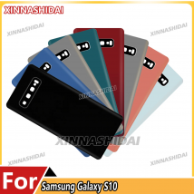 Testato nuovo per Samsung Galaxy S10 coperchio posteriore della batteria pannello in vetro porta posteriore custodia per batteria sostituzione adesiva