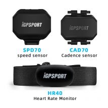 IGPSPORT SPD70 CAD70 Czujnik prędkości Podwójny tryb Obsługa kadencji rowerowej HR40 HR70 Monitor tętna dla BSC100S BSC200 BSC300 Garmin