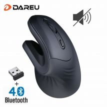 DAREU Bluetooth 2,4 G Stille Drahtlose Maus Dual Modus Ergonomische Mute Gaming Mäuse für PC Macbook Laptop Gamer