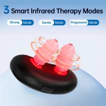 Recharge Smart Nasal Phototherapy Device Red Light Infrared Therapy Relief for Chronic Rhinitis / Itchy / Runny Nose Care