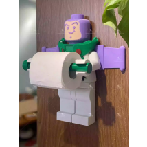 Buzz Lightyear Skulptur Papierhalter Kreative Cartoon Toy Story Buzz Lightyear Figur Handtuchhalter für Küche Badezimmer