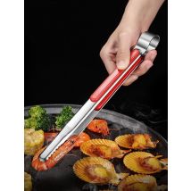 10 Inch Stainless Steel Barbecue Food Tongs Steak Tongs Heavy Duty Grill Tongs BBQ Salad Tools Grill Kitchen Accessories