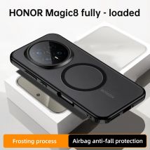 For Honor Magic 8 Pro Case Magnetic Translucent Matte Hard PC Shockproof Semitransparent Back Cover for HONOR Magic8 Pro
