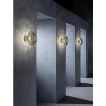Modern Simple LED Glass Wall Lamp Hotel Room Living Room Corridor Bedroom Bedside Decorative Atmosphere Lighting Lamps