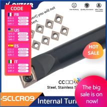 S12M-SCLCR09 S14N-SCLCL09 S16Q-SCLCR09 S25R-SCLCL09 Interne Drehen Werkzeug Halter CCMT09 Hartmetall Einsätze Drehmaschine Schneiden Werkzeuge Set