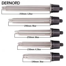 DERNORD 2 pollici Tri-Clamp Elemento riscaldante per birra SUS304 3/4.5/6/9/12kw Riscaldatore elettrico tubolare per acqua ad immersione 220V 380V