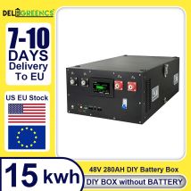 Custodia Obudowa per batteria LiFePO4 fai-da-te 48V con JK 16S 200A Smart BMS 51.2V Kit fai da te 2A Bilanciatore attivo Sistema di accumulo di energia domestica