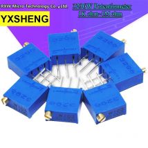 10 Pezzi 3296W 3296 50 100 200 500 ohm 1K 2K 5K 10K 20K 50K 100K 200K 500K 1M Ω 103 100R 200R 500R Trimpot Trimmer Potenziometro