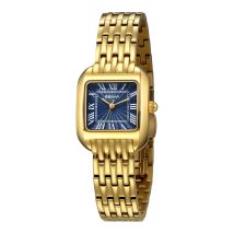 BERNY Golduhr für Damen, Luxusmarke, quadratische Damen-Quarzuhren, neu in Top-Qualität, modisch, elegante Business-Armbanduhr S/S