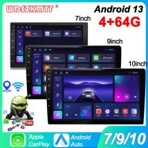 Lettore multimediale universale da 7 9 10 pollici GPS WIFI wireless CarPlay Android Auto Android13 2 Din Radio FM Ricevitore stereo Lettore