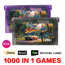 SCFW V1.5 Mini SC Card 1000 in 1 Flash GBA Card For GBA GBC GB NES with Adapter 8G TF Card Game Console Accessories