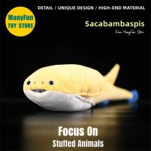 Sacabambaspis Plush Toy High Fidelity Armored Fish Plushie Ordovician Fish Peluche Lifelike Jawless fish Stuffed Animals Toys