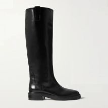 Women Knee High Boots Soft Pu Leather Flat Fashion Knee Winter Boots Comfortable Warm Fur Woman Long Boots Shoes