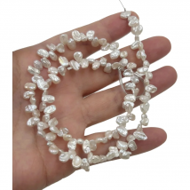 4-6 mm Natural Keshi baroque pearl beads,100% nature freshwater pearl with special baroque shape