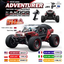 16106 1:16 50KM/H 4WD RC Auto con telecomando a LED Auto fuoristrada Drift Monster Truck ad alta velocità per bambini vs Wltoys 144001   Giocattoli
