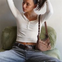 Herbst-Damen-Hemley-Hemden, lässig, langärmelig, V-Ausschnitt, Knopfleiste vorne, schmale Passform, schlichte Oberteile, Blusen