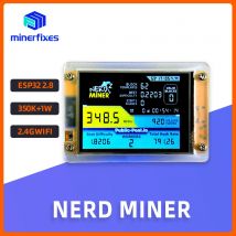 Minerfixes NerdMiner V2 NM Miner 350KH/s Hashrate Lucky Bitcoin 2.8 inch Smart Display Crypto Solo Lottery BTC Mining Machine