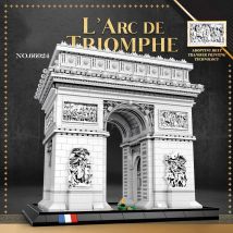3718 stücke Bausteine spielzeug MOC Arc de Triomphe Bau Ziegel Modell Montage Spielzeug für Kinder Geburtstag Geschenk Sets