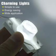 20 Stück 12 V 1,5 W LED-Modul Seiten Licht 1 LED Einspritz Modul Doppelseitiges Lichtkastenmodul Hintergrundbeleuchtung Warmweiß Rot Grün Gelb