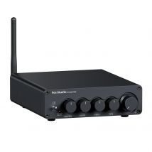 Fosi Audio Amplificatore di potenza audio Bluetooth BT30D PRO Ricevitore audio amplificatore a 2.1 canali per altoparlante subwoofer 165Wx2 + 350W