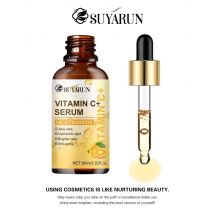 SUYARUN Vitamin C Serum - Brightening & Anti-Aging Face Care, Reduces Dark Spots & Wrinkles, For All Skin Types, Free Shipping.