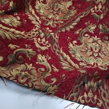Luxury Embroidered Yarn-dyed Jacquard Fabric Palace Style Costume Suit Accessories Dress Coth
