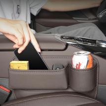 Für Mazda BT-50 CX-60 CX60 2020 ~ 2025 Auto Sitz Lücke Füllung Lagerung Box Mit Tasse Halter Kleinigkeiten Aufräumen tablett Organizer Tasche Kit
