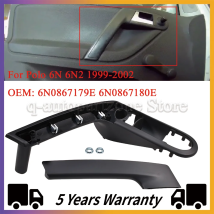 Maniglia per porta interna auto con copertura di fissaggio anteriore sinistra destra per VW POLO 6N 6N2 6N 0867179 E 6N 0867180 E 6N 0867197 B 6N 0867198 B